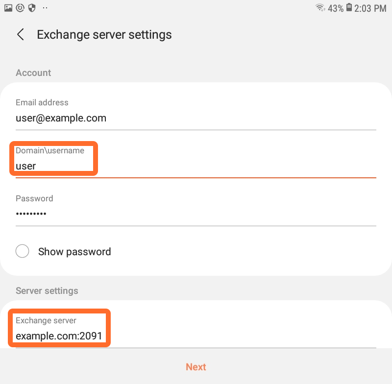 How To Sync Calendars Contacts And Email On Android Devices CPanel 