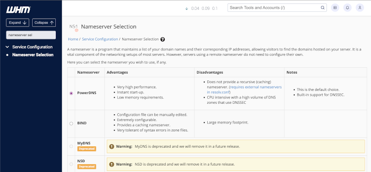 how setup centos cpanel whm at home server